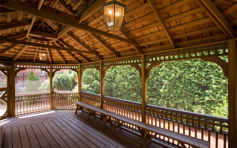 Gazebo interior