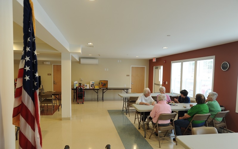 Torringford West Apartments community room