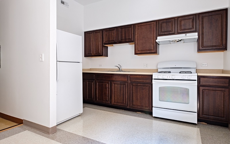 Renaissance Apartments unit kitchen 