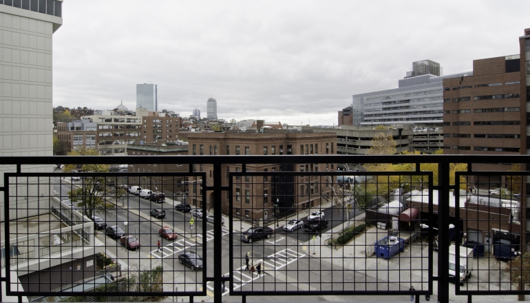 View from Blackstone courtyard