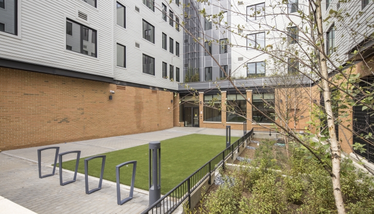 Asberry courtyard