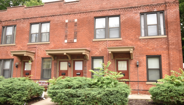 Kerper Apartments exterior entrances