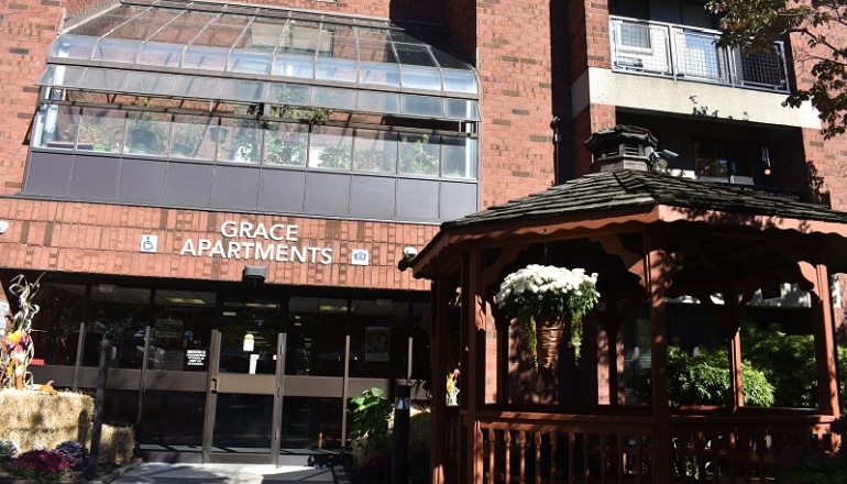 Grace Apartments gazebo