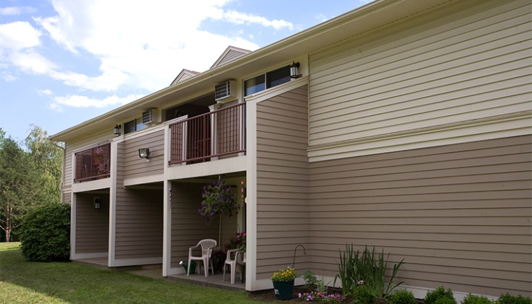 Heritage Village exterior balcony