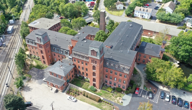 Hebronvielle Mill drone photo