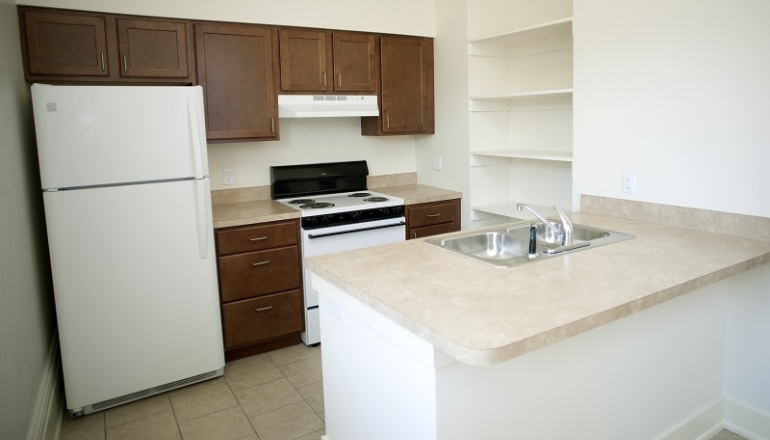 North Rhine Heights unit kitchen