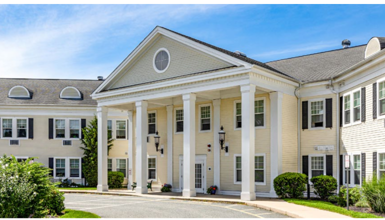 Front-facing view of the entry way of Northside Village.
