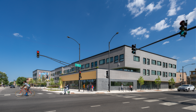 Exterior of Fifth City Common