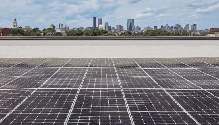 Solar roof panels