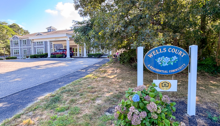 Exterior of Wells Court