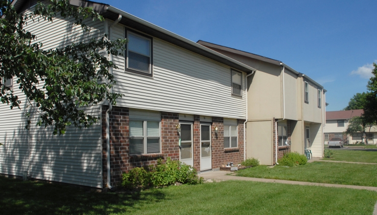 Deerfield Village Apartments townhouse exterior