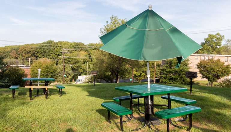 Garfield Hills outdoor common area