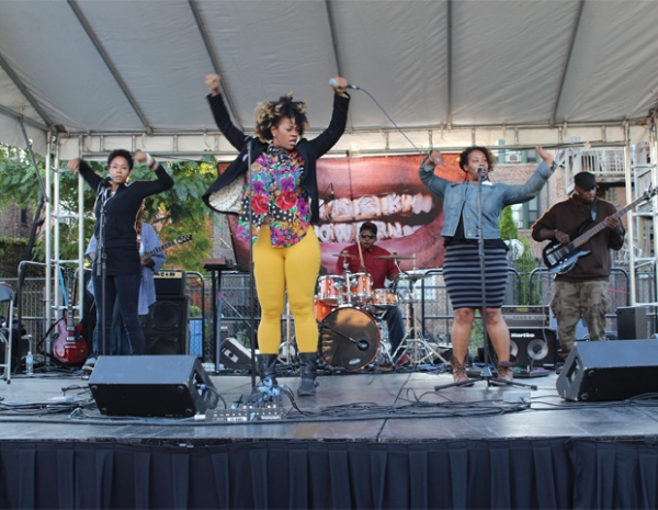 performers dancing