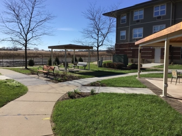 Exterior of Jesse Jackson Jr. Sr. Housing