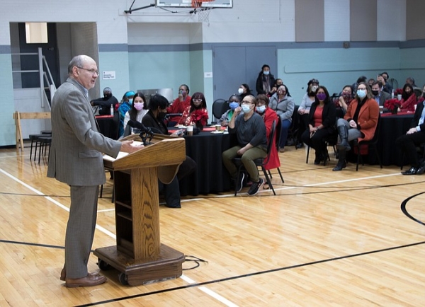 Bill Eager speaking