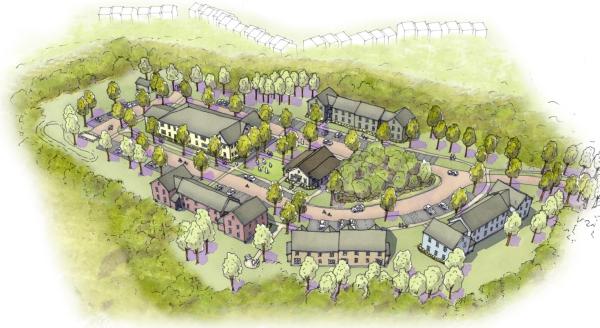 Rendering of Spring Rock Village