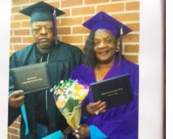 Stephanie Reed with diploma