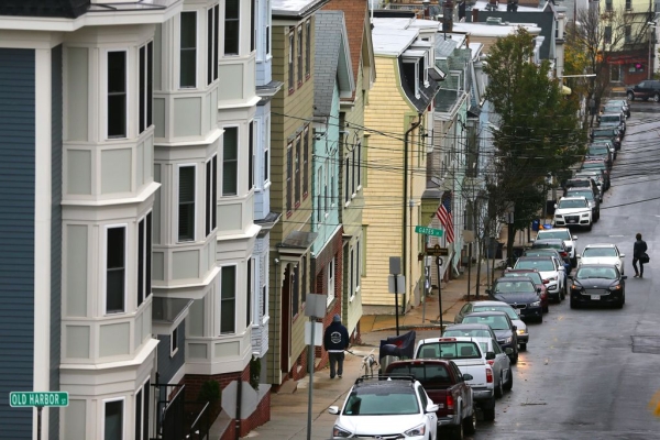 apartment buildings