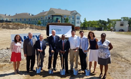 Congressman Keating joins celebration for groundbreaking in Bourne, MA