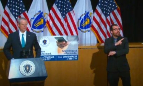 Governor Baker at press conference