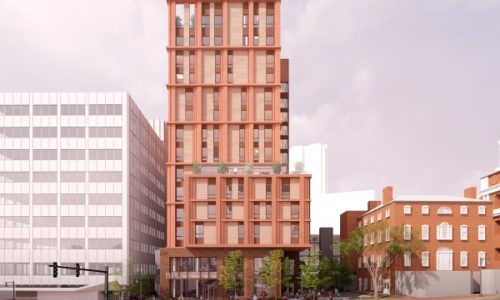 Rendering of West End Library Project