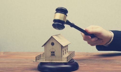 graphic of house and gavel