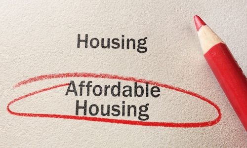 "Affordable Housing" circled in red pencil