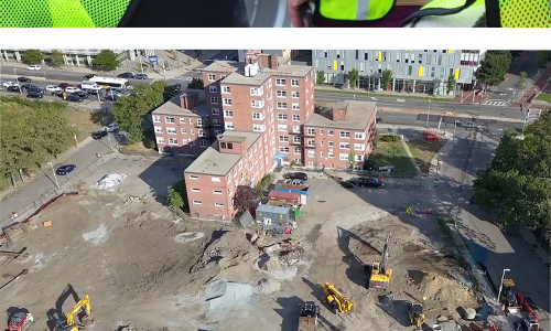 Deanna and images of former and current development