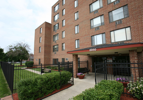 Lafayette Terrace Apartments building entrance